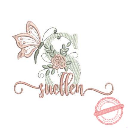 Matriz de Bordado - Suellen (fazemos Qualquer Nome)