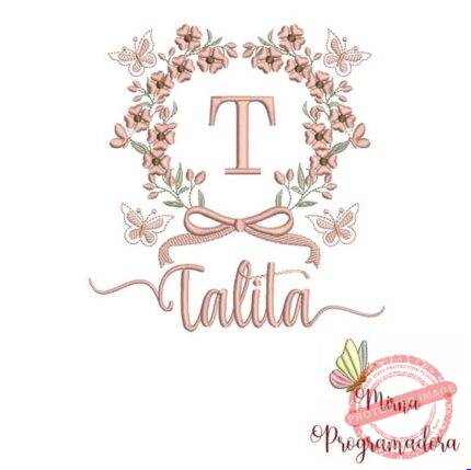 Matriz de Bordado - Talita (fazemos Qualquer Nome)