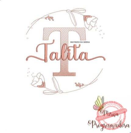 Matriz de Bordado - Talita (fazemos Qualquer Nome)