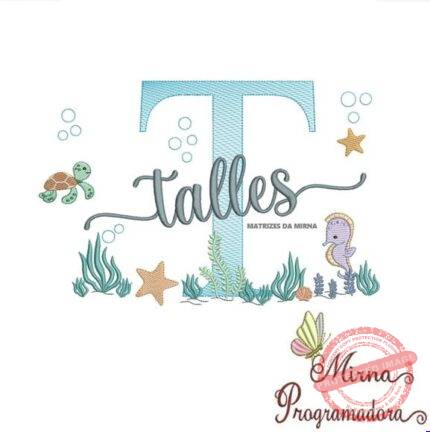 Matriz de Bordado - Talles (fazemos Qualquer Nome)