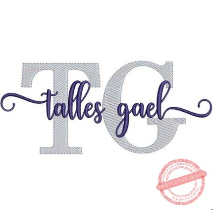 Matriz de Bordado - Talles Gael (fazemos Qualquer Nome)