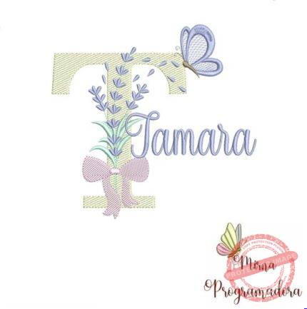 Matriz de Bordado - Tamara Lavanda