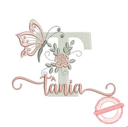 Matriz de Bordado - Tânia (fazemos Qualquer Nome)