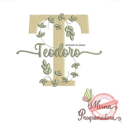 Matriz de Bordado - Teodoro (fazemos Qualquer Nome)