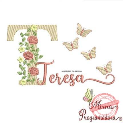 Matriz de Bordado - Teresa (fazemos Qualquer Nome)