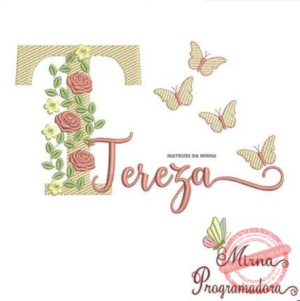 Matriz de Bordado - Tereza (fazemos Qualquer Nome)