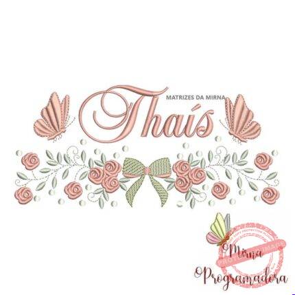 Matriz de Bordado Thaís