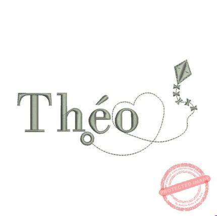Matriz de Bordado - Théo (fazemos Qualquer Nome)