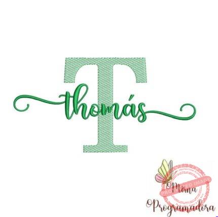 Matriz de Bordado - Thomás (fazemos Qualquer Nome)