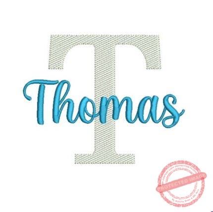Matriz de Bordado - Thomas(fazemos Qualquer Nome)