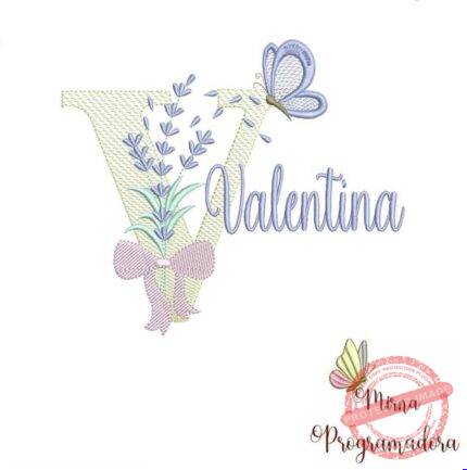 Matriz de Bordado - Valentina Lavanda