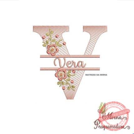 Matriz de Bordado - Vera (fazemos Qualquer Nome)