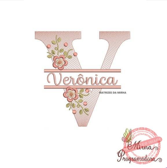 matriz-de-bordado-veronica-fazemos-qualquer-nome-singer Matriz de Bordado - Verônica (fazemos Qualquer Nome) - Imagem 1