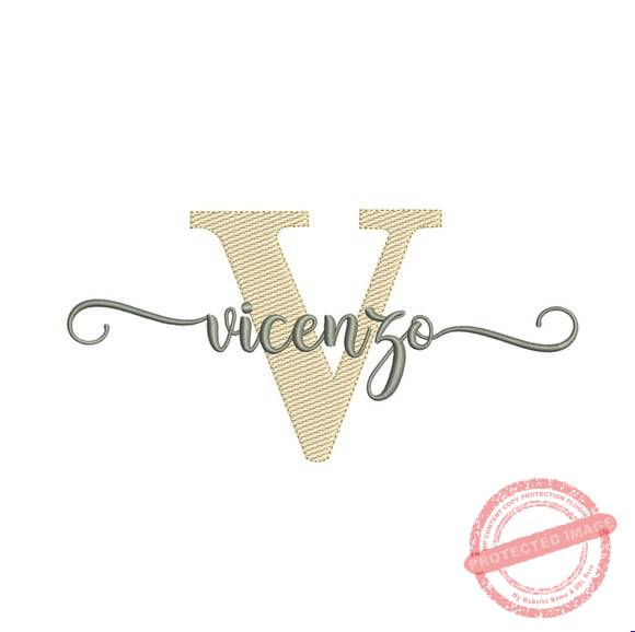 matriz-de-bordado-vicenzo-fazemos-qualquer-nome-jef Matriz de Bordado - Vicenzo - Imagem 1