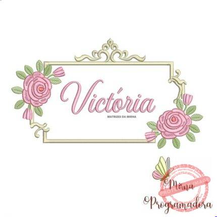 Matriz de Bordado - Victória (fazemos Qualquer Nome)