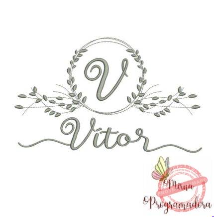 Matriz de Bordado - Vitor (fazemos Qualquer Nome)