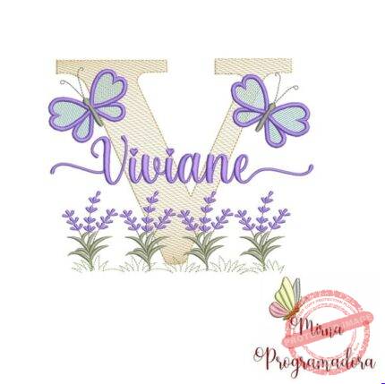Matriz de Bordado - Viviane (fazemos Qualquer Nome)