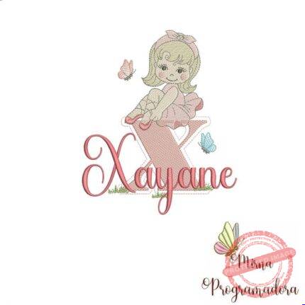 Matriz de Bordado - Xayane (fazemos Qualquer Nome)