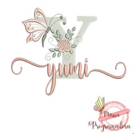 Matriz de Bordado - Yumi (fazemos Qualquer Nome)