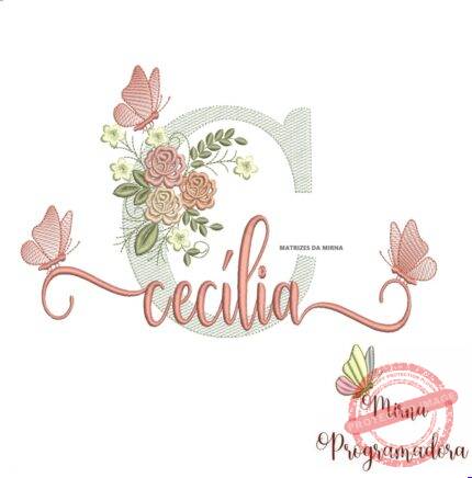 matrizes de bordado cecilia